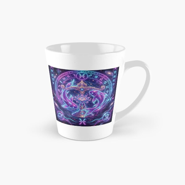 Item preview, Neon Cosmic Pisces Koi Fish - Astral Zodiac Water Sign designed and sold by 303 Visionary Prints .