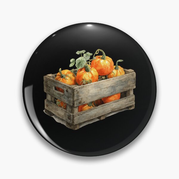 Item preview, Wooden Crate of Harvested Pumpkins designed and sold by Hillonmary.