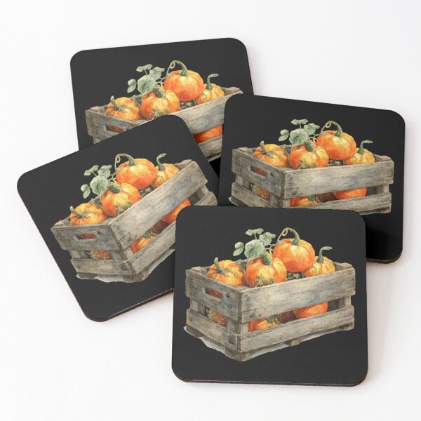 Item preview, Wooden Crate of Harvested Pumpkins designed and sold by Hillonmary.