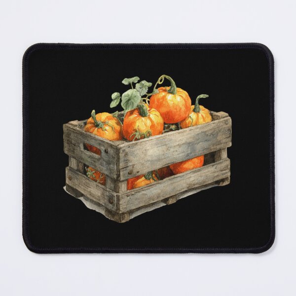 Item preview, Wooden Crate of Harvested Pumpkins designed and sold by Hillonmary.