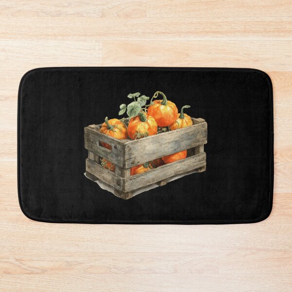 Item preview, Wooden Crate of Harvested Pumpkins designed and sold by Hillonmary.