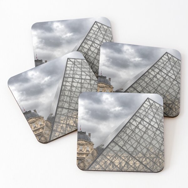 Item preview, Paris, France - Louvre Pyramid and Classic Architecture designed and sold by jrtwynam.