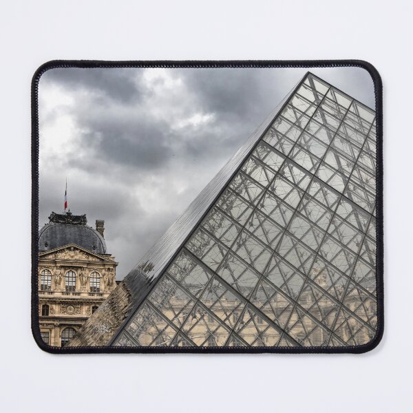 Item preview, Paris, France - Louvre Pyramid and Classic Architecture designed and sold by jrtwynam.