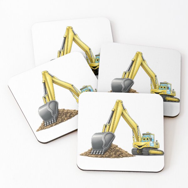 Item preview, Excavator bucket crane cartoon  designed and sold by Scott Hayes.
