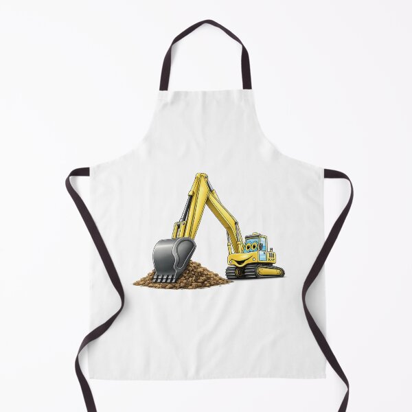 Item preview, Excavator bucket crane cartoon designed and sold by Scott Hayes.