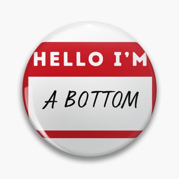 Item preview, Hello I'm a Bottom Nametag designed and sold by feelinthrifty.