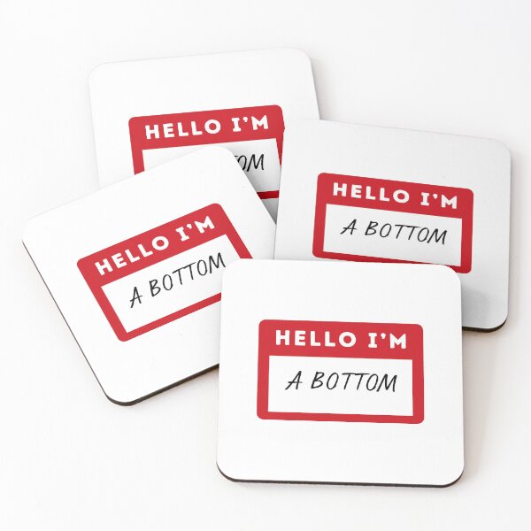 Item preview, Hello I'm a Bottom Nametag designed and sold by feelinthrifty.