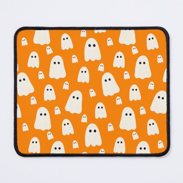 Item preview, Kawaii Orange Halloween Ghosts designed and sold by CI Creative Design LLC.