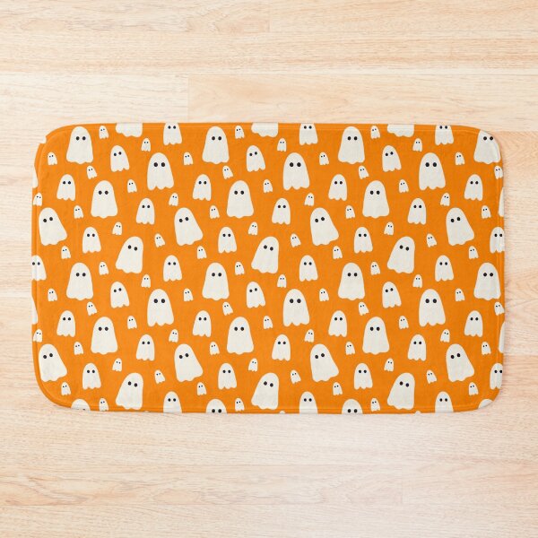 Item preview, Kawaii Orange Halloween Ghosts designed and sold by CI Creative Design LLC.