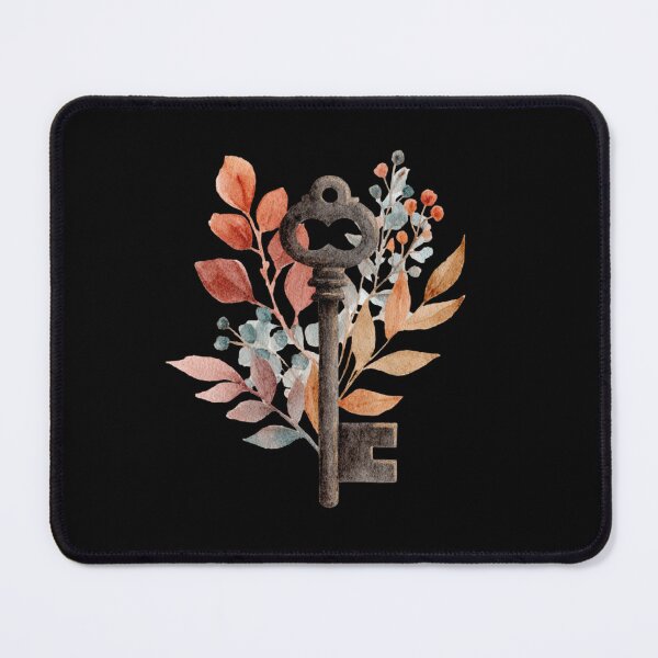Item preview, Vintage Key with Autumn Leaves designed and sold by Hillonmary.