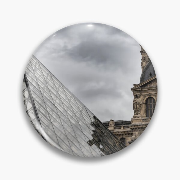 Item preview, Paris, France - Louvre Pyramid and Historic Museum Facade designed and sold by jrtwynam.