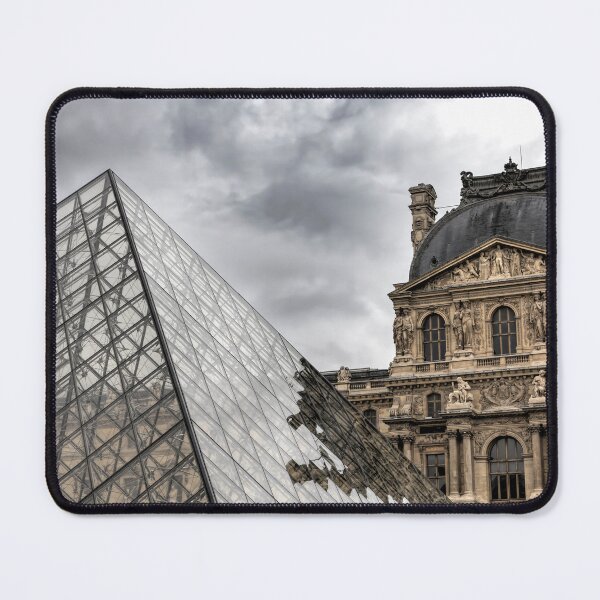Item preview, Paris, France - Louvre Pyramid and Historic Museum Facade designed and sold by jrtwynam.