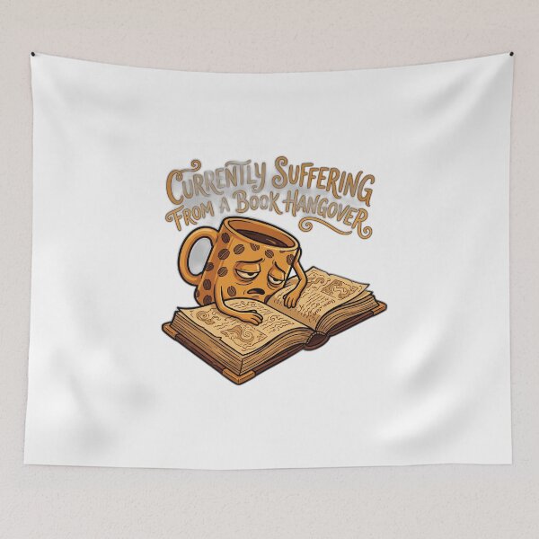 Item preview, Currently Suffering From A Book Hangover Funny designed and sold by ryanguas.