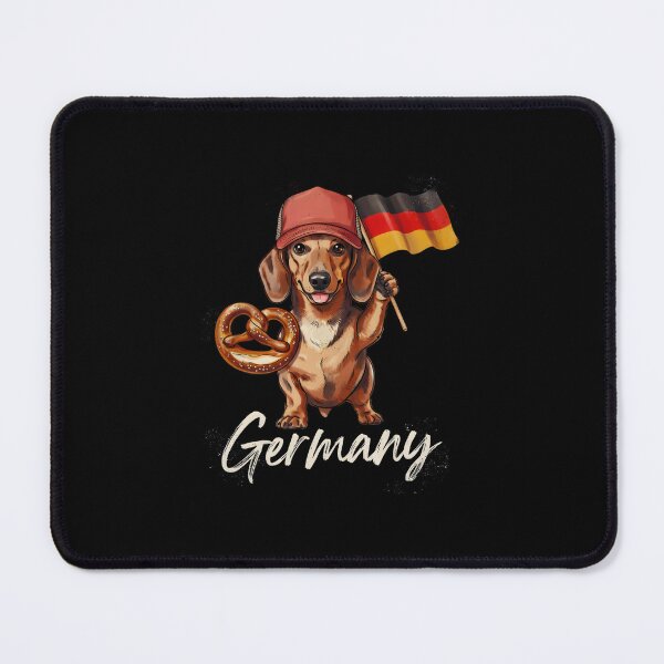 Item preview, Germany Dachshund German Flag Pretzel Oktoberfest Mascot designed and sold by Enea Kelo.