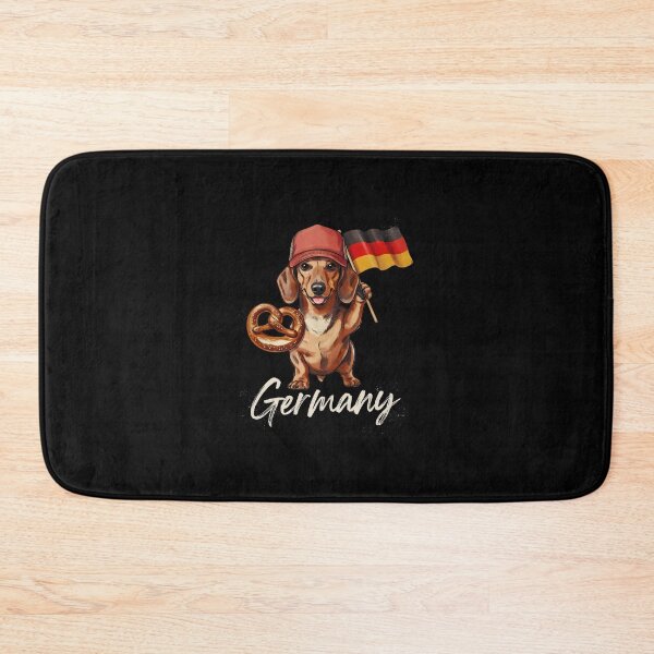 Item preview, Germany Dachshund German Flag Pretzel Oktoberfest Mascot designed and sold by Enea Kelo.