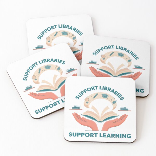 Item preview, Support Libraries Support Learning T-Shirt  designed and sold by DArtfulStudio.