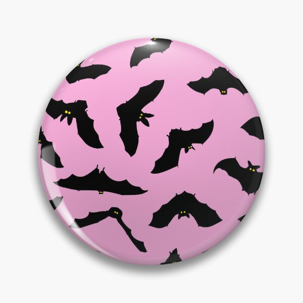 Item preview, Pastel Pink Halloween Bat Pattern designed and sold by Julie Erin Designs.