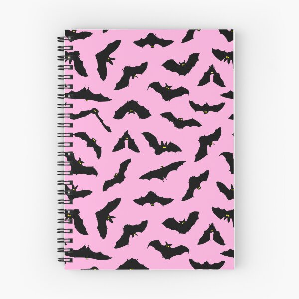 Item preview, Pastel Pink Halloween Bat Pattern designed and sold by Julie Erin Designs.