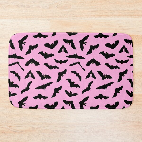 Item preview, Pastel Pink Halloween Bat Pattern designed and sold by Julie Erin Designs.