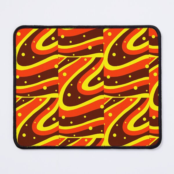Item preview, Red orange with yellow fluid abstract art designed and sold by Blooom313.