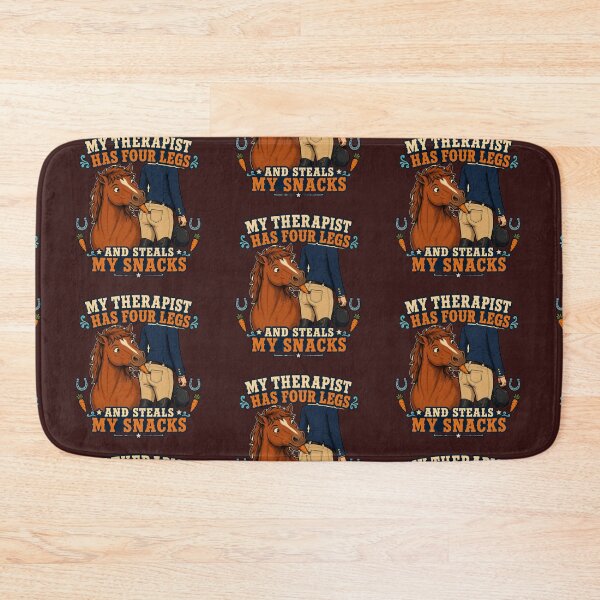 Item preview, Funny Horse Therapist Stealing Snacks Equestrian Rider Design designed and sold by Kolibra.