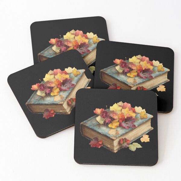 Item preview, Vintage Book with Autumn Leaves designed and sold by Hillonmary.