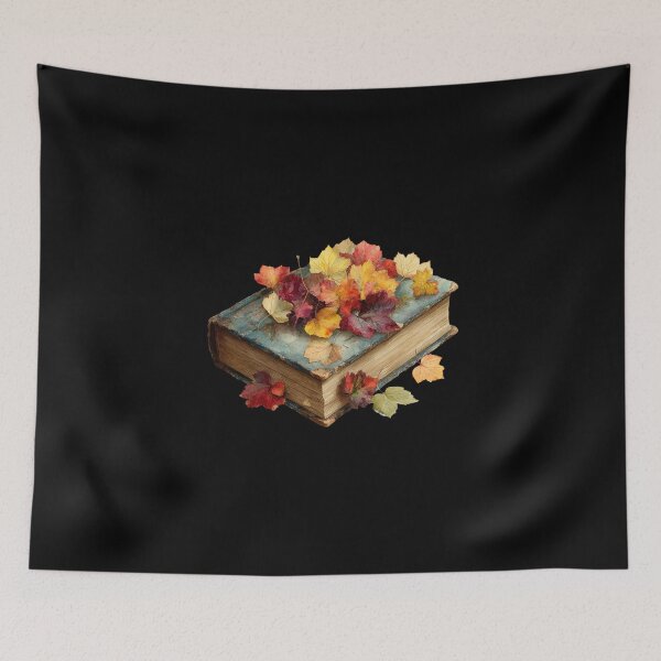 Item preview, Vintage Book with Autumn Leaves designed and sold by Hillonmary.