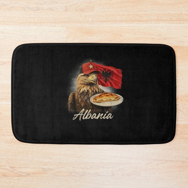 Item preview, Albania Eagle Albanian Flag Byrek Pastry Mascot designed and sold by Enea Kelo.