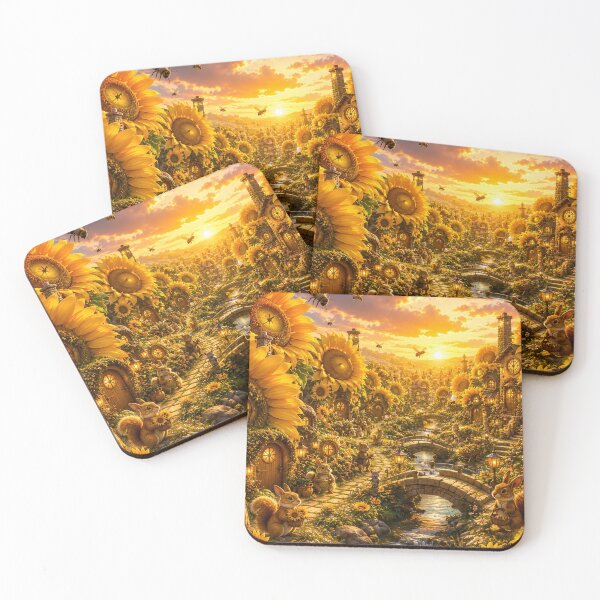 Item preview, Sunflower Village designed and sold by Gold&pixels.