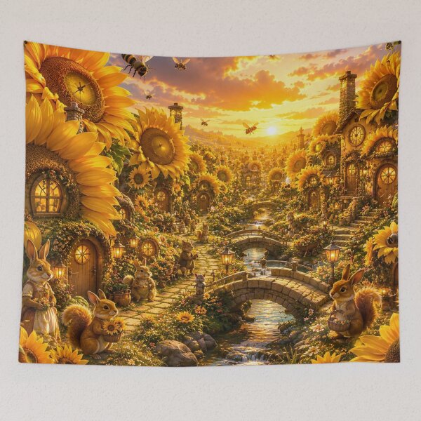 Item preview, Sunflower Village designed and sold by Gold&pixels.