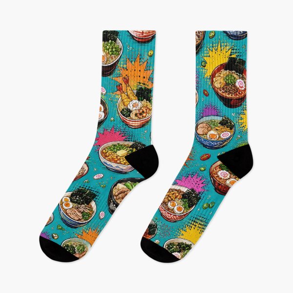 Item preview, Ramen Bowl Pop Art Pattern for Japanese Food and Noodle Lovers designed and sold by TM DESIGNS AND MORE.