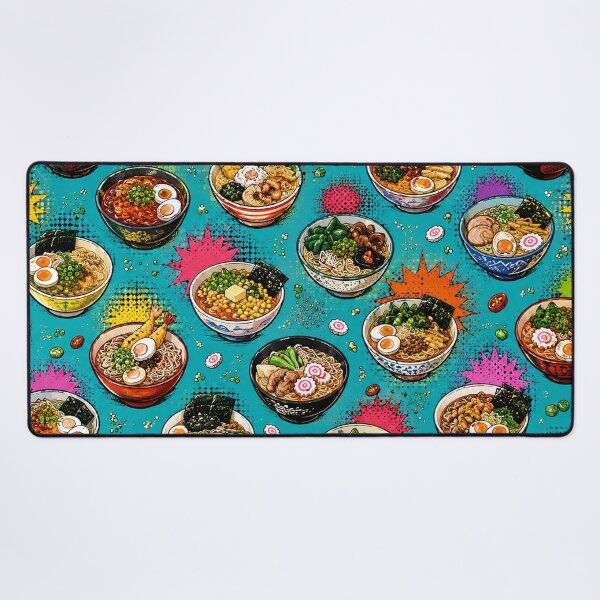 Item preview, Ramen Bowl Pop Art Pattern for Japanese Food and Noodle Lovers designed and sold by TM DESIGNS AND MORE.