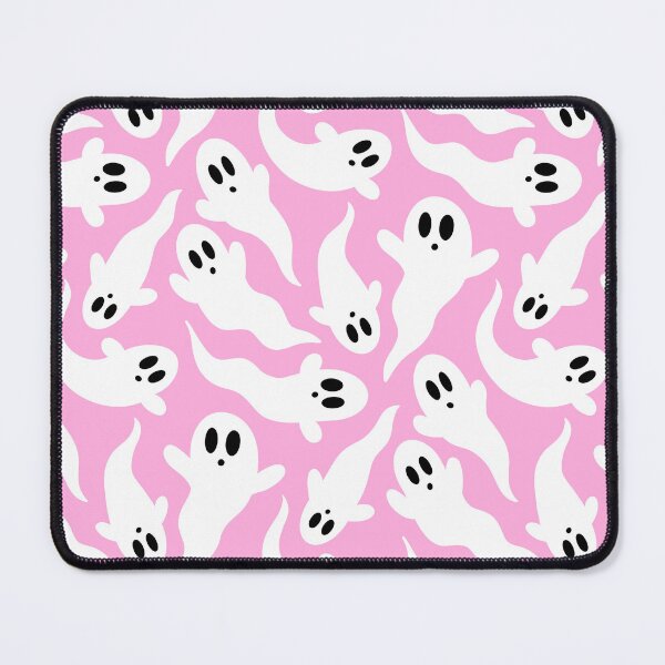 Item preview, Pastel Pink Halloween Ghost Pattern designed and sold by Julie Erin Designs.
