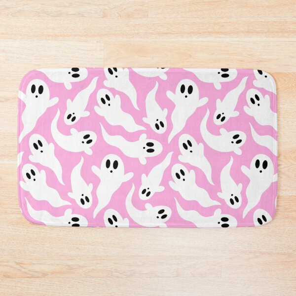 Item preview, Pastel Pink Halloween Ghost Pattern designed and sold by Julie Erin Designs.