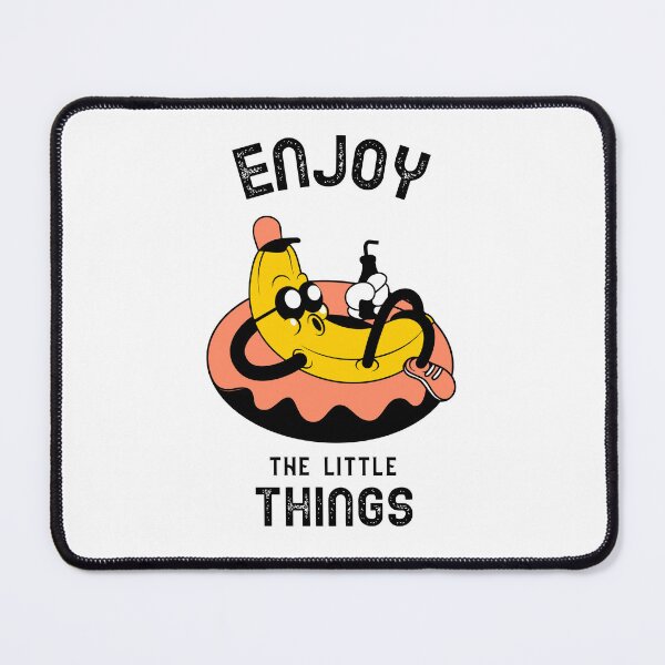 Item preview, Enjoy The Little Things Banana Illustration designed and sold by AhinoraArtShop.