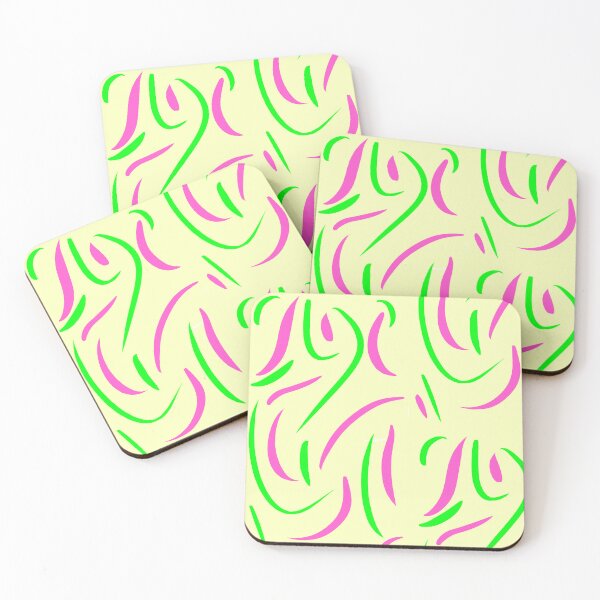 Item preview, Soft pink green abstract strokes designed and sold by Blooom313.