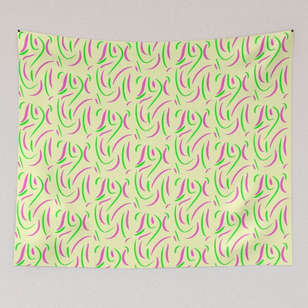 Item preview, Soft pink green abstract strokes designed and sold by Blooom313.