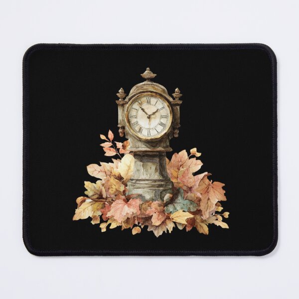 Item preview, Vintage Clock with Autumn Leaves designed and sold by Hillonmary.