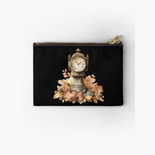 Item preview, Vintage Clock with Autumn Leaves designed and sold by Hillonmary.