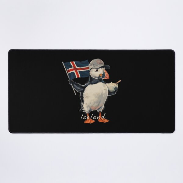 Item preview, Iceland Puffin Bird Icelandic Flag Skyr Bowl Mascot designed and sold by Enea Kelo.