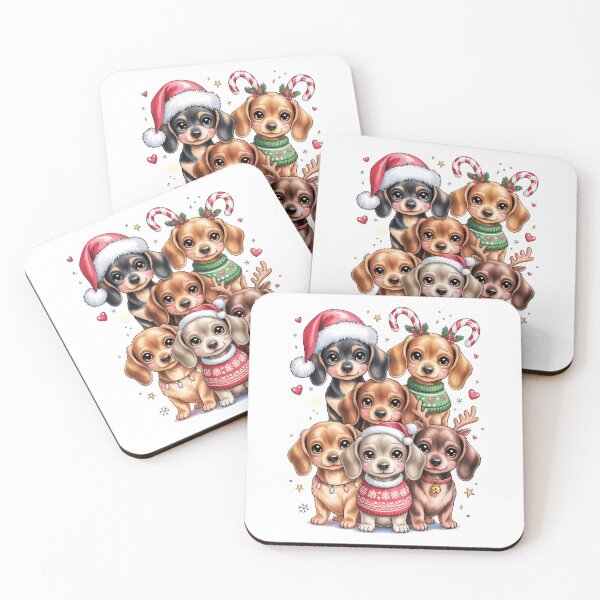 Item preview, Cute Christmas Puppies designed and sold by jkrphoto.