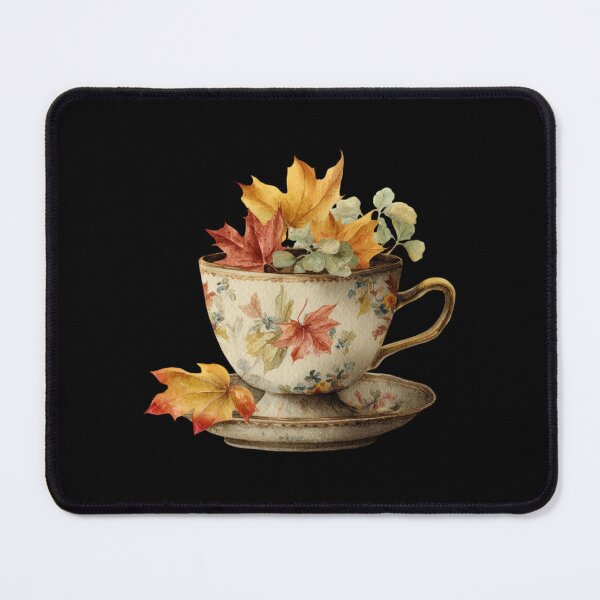 Item preview, Autumn Leaves in Teacup designed and sold by Hillonmary.