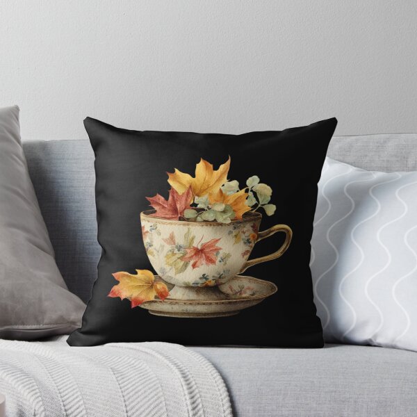Item preview, Autumn Leaves in Teacup designed and sold by Hillonmary.