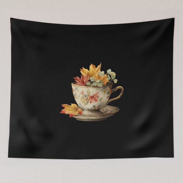 Item preview, Autumn Leaves in Teacup designed and sold by Hillonmary.