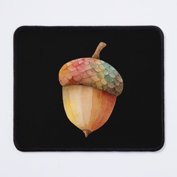 Item preview, Colorful Acorn on White Background designed and sold by Hillonmary.