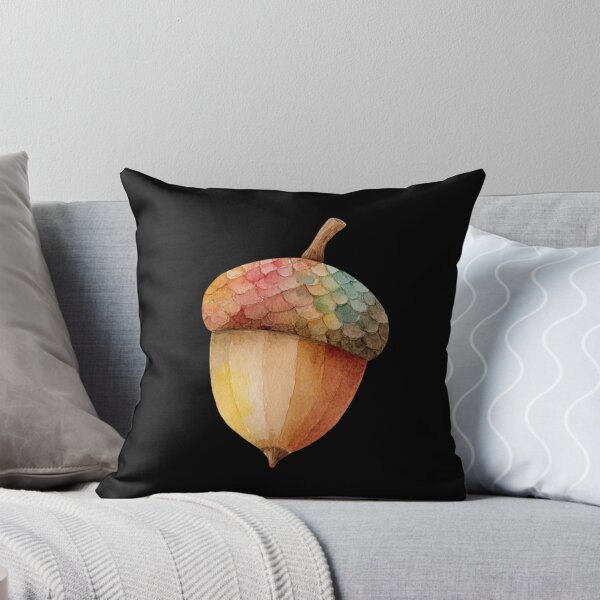Item preview, Colorful Acorn on White Background designed and sold by Hillonmary.