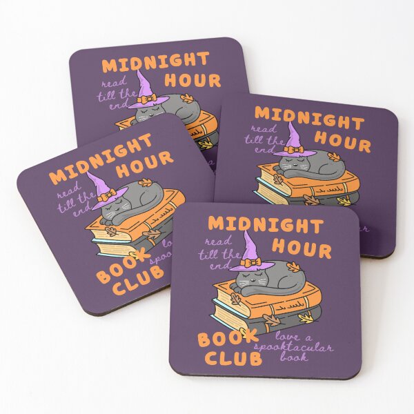 Item preview, Halloween Cat Reading, Midnight Hour Book Club, Fall Books, Spooktacular Story, Bookish Autumn designed and sold by Forevermore.