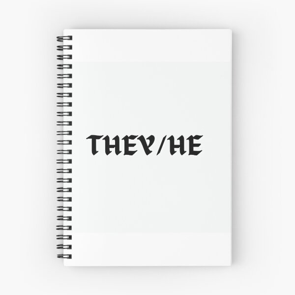 Item preview, Pronoun (They/He) designed and sold by feelinthrifty.