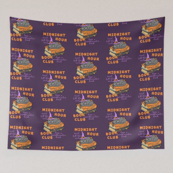 Item preview, Halloween Cat Reading, Midnight Hour Book Club, Fall Books, Spooktacular Story, Bookish Autumn designed and sold by Forevermore.