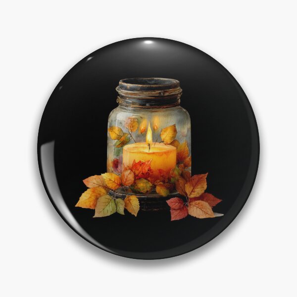 Artikelvorschau, Herbstkerze im Glas entworfen und verkauft von Hillonmary.